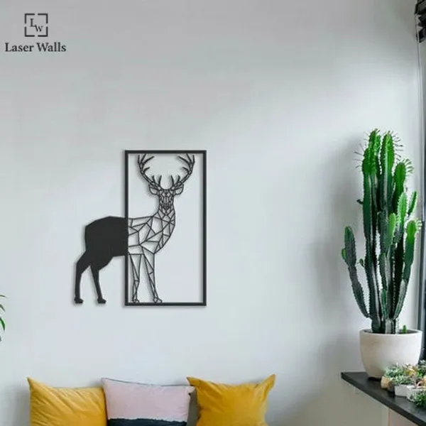 Deer_Black_And_White_Metal_Art_Metal_Wall_Art_Laser_Art_Gift_Wall_Art_For_Home_Office_And_Special_Occasion