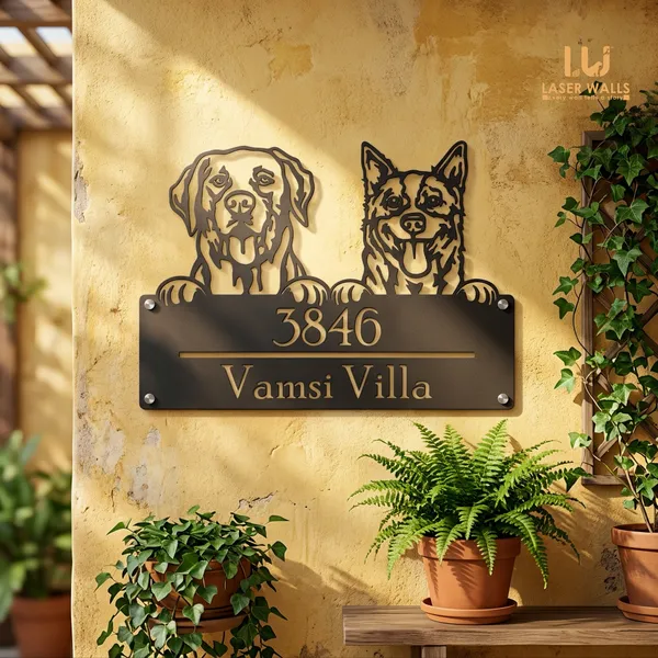 German_Shepherd_Dog_Farm_House_House_Name_Plate_Customised_Plate_Steel_Name_Plate_Lasercut_Name_Plate_Metal_Name_Plate_Office_Name_Plate