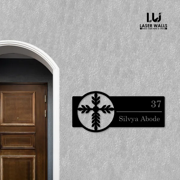 Jesus_Christian_Farm_House_House_Name_Plate_Customised_Plate_Steel_Name_Plate_Lasercut_Name_Plate_Metal_Name_Plate_Office_Name_Plate_Cross