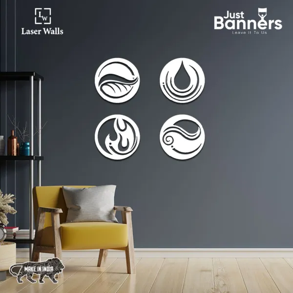 Four_Element_Metal_Wall_Art_Fire_Water_Air_Earth_Metal_Wall_Art_Metal_Wall_Art_For_Living_Room_Metal_Wall_Art_For_Dining_Room_4_Pcs