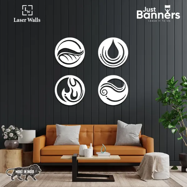 Four_Element_Metal_Wall_Art_Fire_Water_Air_Earth_Metal_Wall_Art_Metal_Wall_Art_For_Living_Room_Metal_Wall_Art_For_Dining_Room_4_Pcs