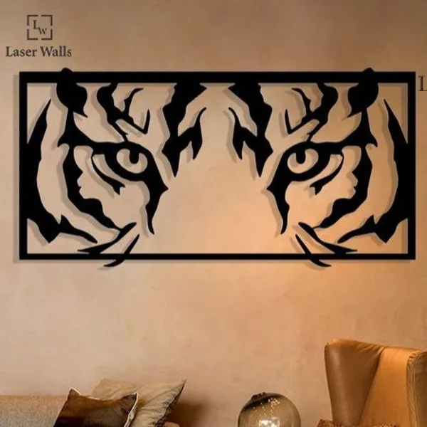 Tiger_Eye_Metal_Art_From_Laserwall_Eye_Of_Tiger_Home_Wall_Art_Metal_Wall_Decoration_Metal_Tiger_Decor_Hanging_Metal_Tiger_Minimalist_Line_Art