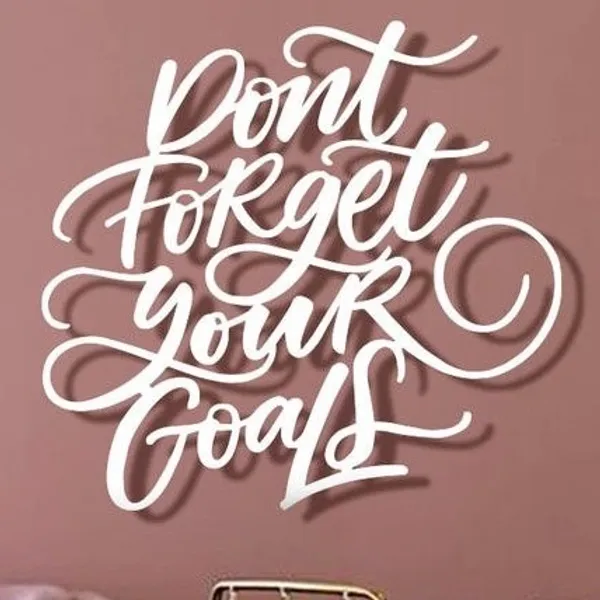Dont_Forget_Your_Goals_Metal_Wall_Sign_Quote_Wall_Art_Word_Art_Quote_Wall_Sign_Metal_Wall_Hanging_Housewarming_Gift_Minimalist_Wall_Art
