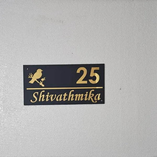 Black_Custom_House_Name_Plate_With_Number