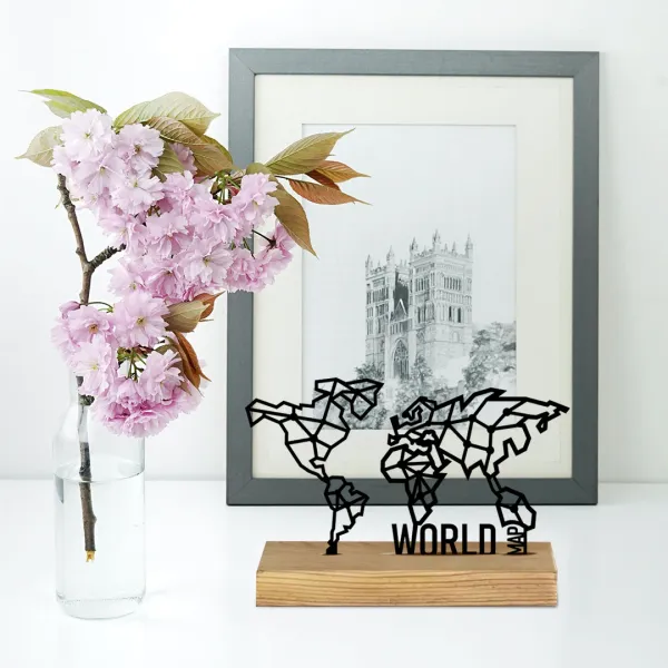 World_Map_Table_Top_World_Map_Metal_Art_World_Map_Gift