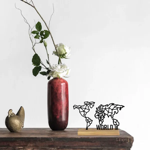 World_Map_Table_Top_World_Map_Metal_Art_World_Map_Gift