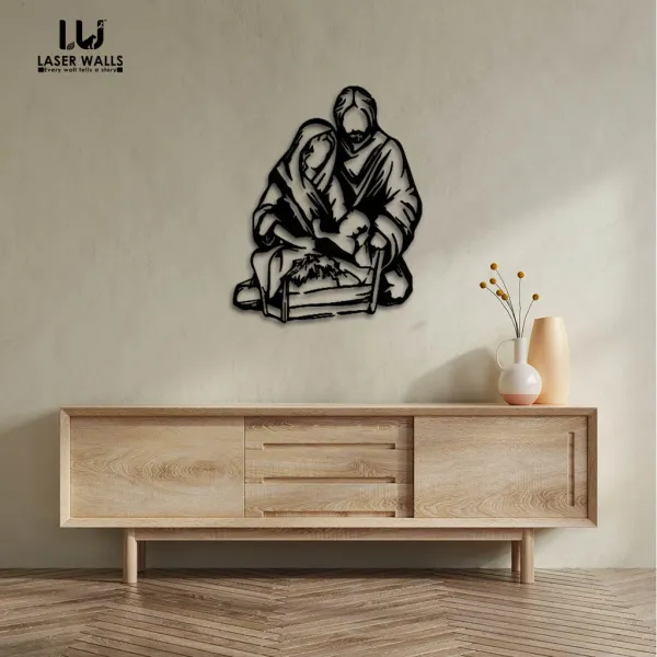 Christmas_Story_Mary_Joseph_Baby_Birthday_Gift_For_Him_Metal_Wall_Artwall_Decor_Metal_Wall_Art_Metal_Sign_Metal_Art_Housewarming_Gift