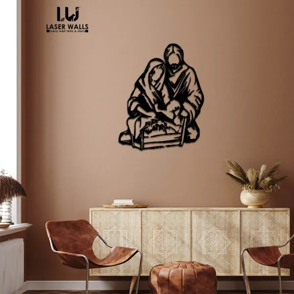 Christmas_Story_Mary_Joseph_Baby_Birthday_Gift_For_Him_Metal_Wall_Artwall_Decor_Metal_Wall_Art_Metal_Sign_Metal_Art_Housewarming_Gift