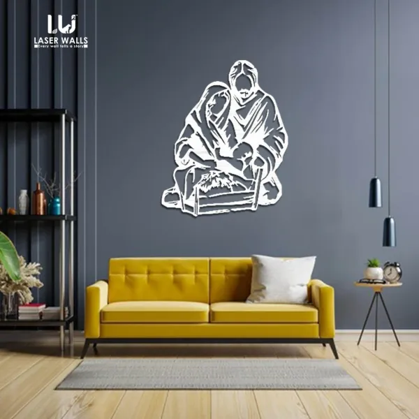 Christmas_Story_Mary_Joseph_Baby_Birthday_Gift_For_Him_Metal_Wall_Artwall_Decor_Metal_Wall_Art_Metal_Sign_Metal_Art_Housewarming_Gift