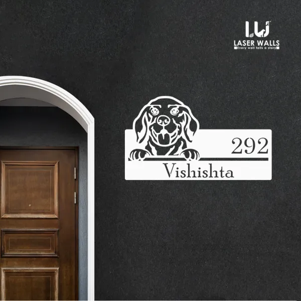 Labrador_Dogs_Farm_House_House_Name_Plate_Wooden_Name_Plate_Customised_Number_Plate_Lasercut_Name_Plate_Metal_Name_Plate_Office_Name_Plate