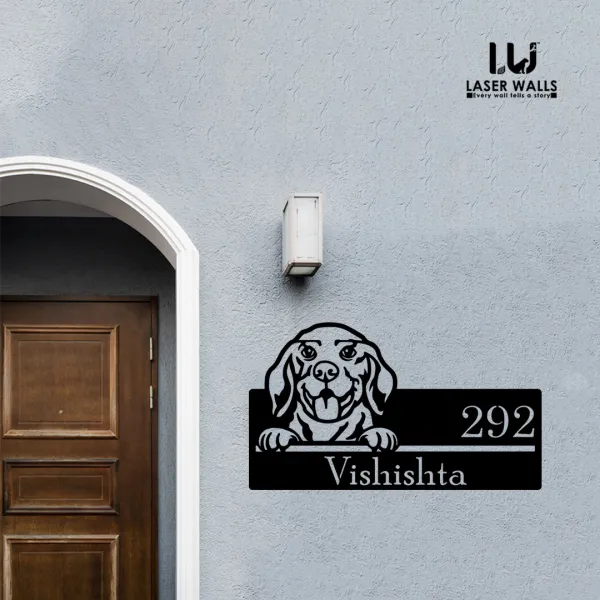 Labrador_Dogs_Farm_House_House_Name_Plate_Wooden_Name_Plate_Customised_Number_Plate_Lasercut_Name_Plate_Metal_Name_Plate_Office_Name_Plate