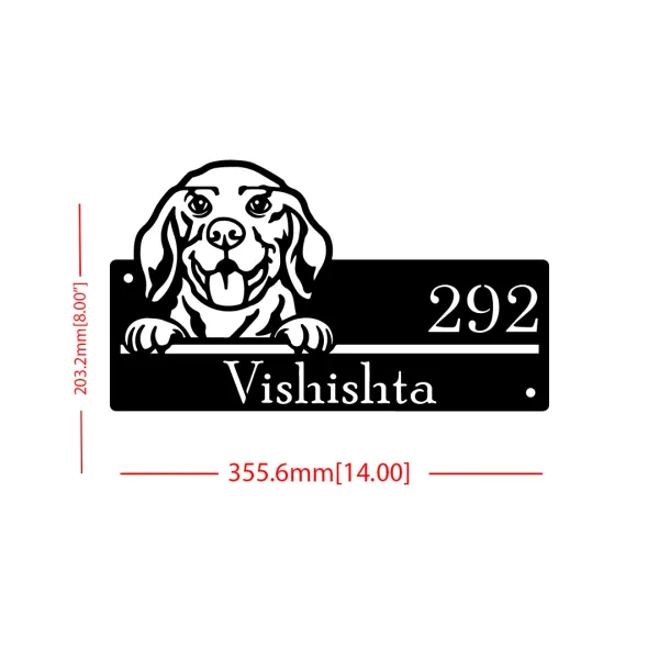 Labrador_Dogs_Farm_House_House_Name_Plate_Wooden_Name_Plate_Customised_Number_Plate_Lasercut_Name_Plate_Metal_Name_Plate_Office_Name_Plate