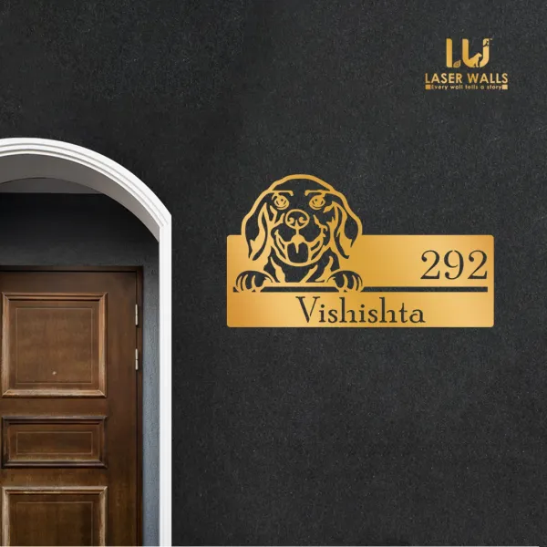 Labrador_Dogs_Farm_House_House_Name_Plate_Wooden_Name_Plate_Customised_Number_Plate_Lasercut_Name_Plate_Metal_Name_Plate_Office_Name_Plate