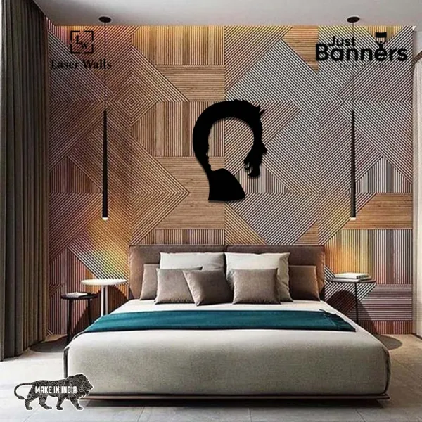 2_Face_Metal_Art_From_Laserwall_Two_Faces_Wall_Poster_Poster_Gift_Interior_Idea_Faces_Wall_Decal_Laser_Cut_Office_Wall_Art