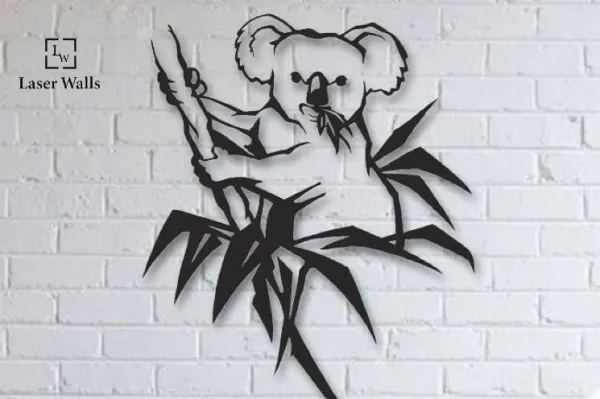 Kola_Metal_Art_From_Laserwall_Metal_Wall_Sign_Metal_Wall_Hangings_Office_Wall_Art_Geometric_Wall_Art_Animal_Wild_Wall_Art_Minimalist_Wall_Art