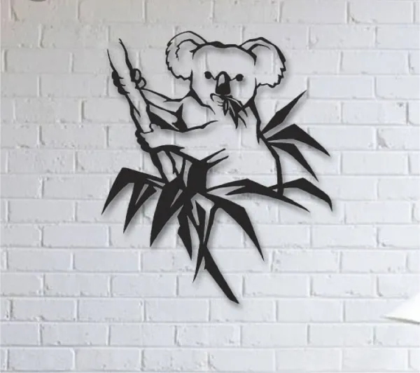 Kola_Metal_Art_From_Laserwall_Metal_Wall_Sign_Metal_Wall_Hangings_Office_Wall_Art_Geometric_Wall_Art_Animal_Wild_Wall_Art_Minimalist_Wall_Art