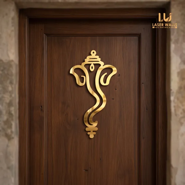 Gold_Tone_Religious_Ganesha_Wall_Decor