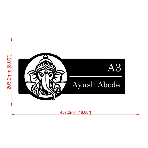 Lord_Ganesha_Farm_House_House_Name_Plate_Number_Plate_Wooden_Name_Plate_Customised_Number_Plate_Steel_Name_Plate_Lasercut_Name_Plate
