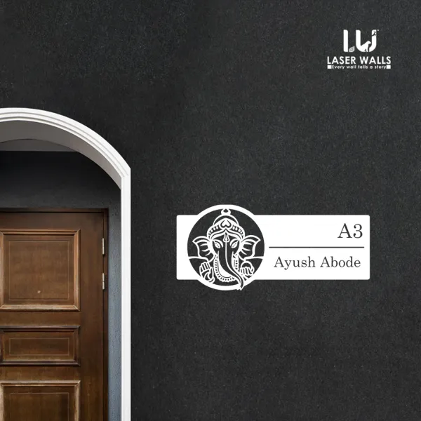 Lord_Ganesha_Farm_House_House_Name_Plate_Number_Plate_Wooden_Name_Plate_Customised_Number_Plate_Steel_Name_Plate_Lasercut_Name_Plate