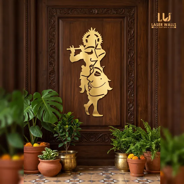 Gold_Krishna_Flute_Wall_Art