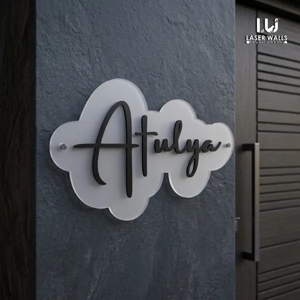 White_Cloud_Shape_Name_Plate