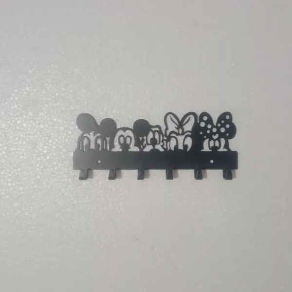 Black_Laser_Cut_Animal_Wall_Mounted_Key_Holder