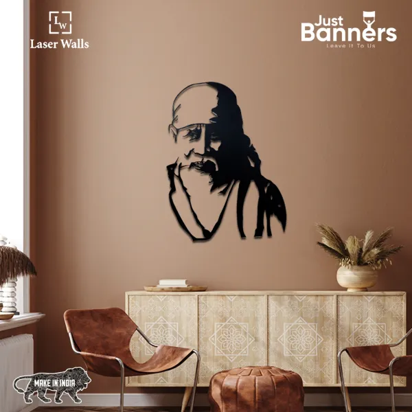 Saibaba_Metal_Wall_Art_Saibaba_God_Metal_Art_Laser_Cut_Metal_Wall_Art_Religious_Metal_Art_Elevation_Matal_Art