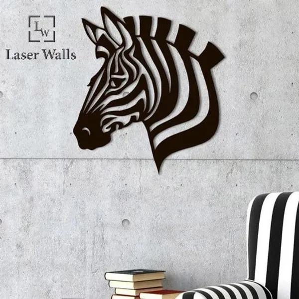 Zebra_Head_Metal_Art_From_Laserwall_Metal_Wall_Art_Zebra_Head_Animal_Wall_Art_Home_Decor_Living_Room_Safari_Wall_Hanging_Farmhouse_Decor
