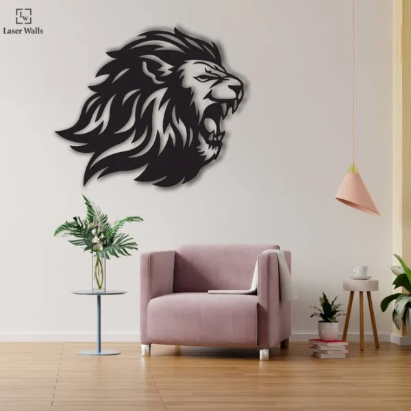 Lion_Hunt_Metal_Art_From_Laserwall_Lion_Face_African_Metal_Wall_Art_Safari_Animals_Head_Room_Decoration_Aesthetic_Leo_Statue_Lion_King