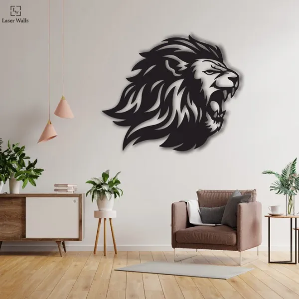Lion_Hunt_Metal_Art_From_Laserwall_Lion_Face_African_Metal_Wall_Art_Safari_Animals_Head_Room_Decoration_Aesthetic_Leo_Statue_Lion_King