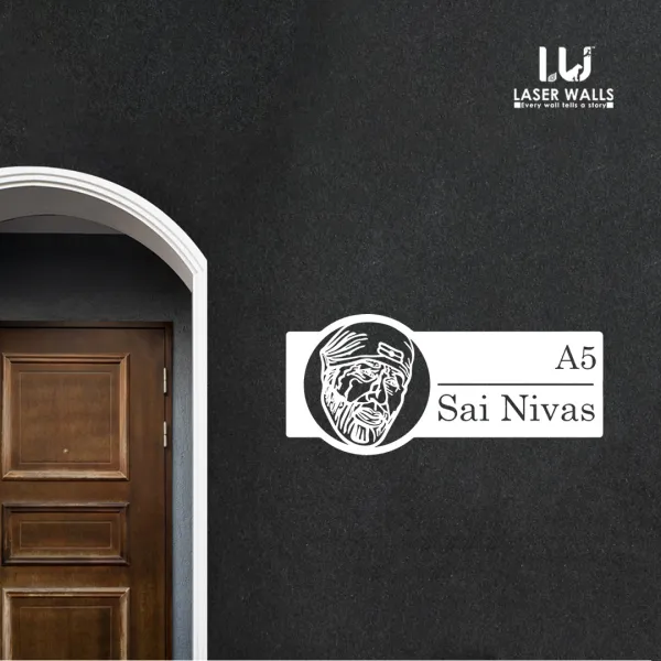 Sai_Baba_Farm_House_House_Name_Plate_Number_Plate_Wooden_Name_Plate_Customised_Number_Plate_Steel_Name_Plate_Lasercut_Name_Plate