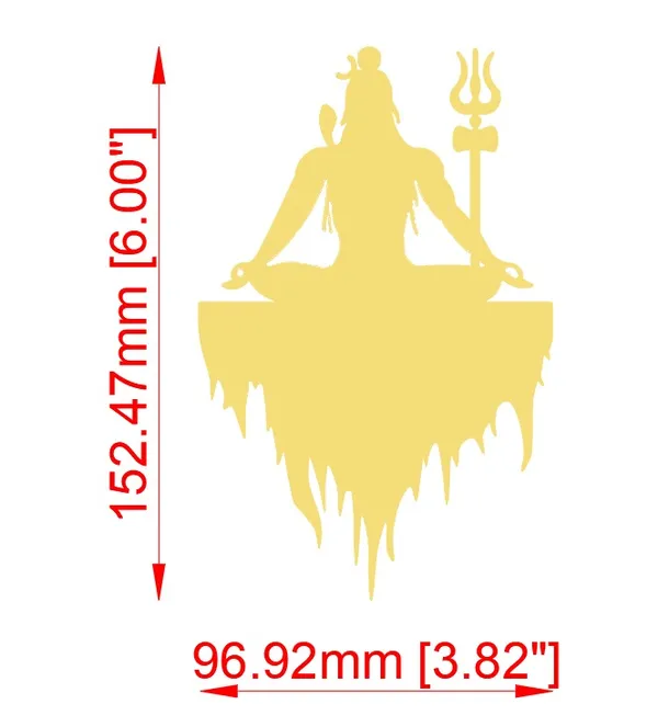 Gold_Shiva_Meditation_Laser_Cut_Wall_Decor