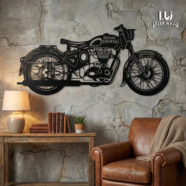 Royal_Enfield_Bike_Bike_Metal_Art_From_Laserwall