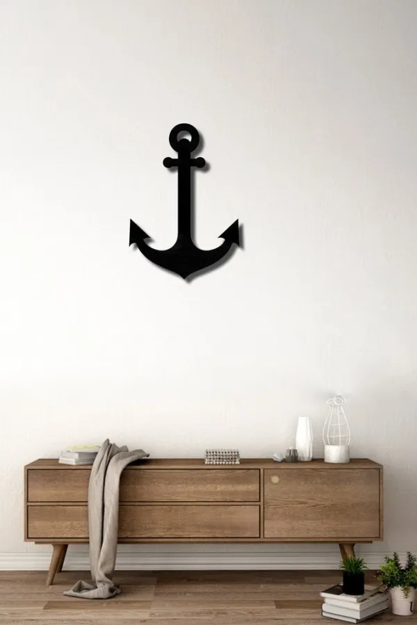 Anchor_Metal_Art_From_Laserwall_18_X15_Inch_Black