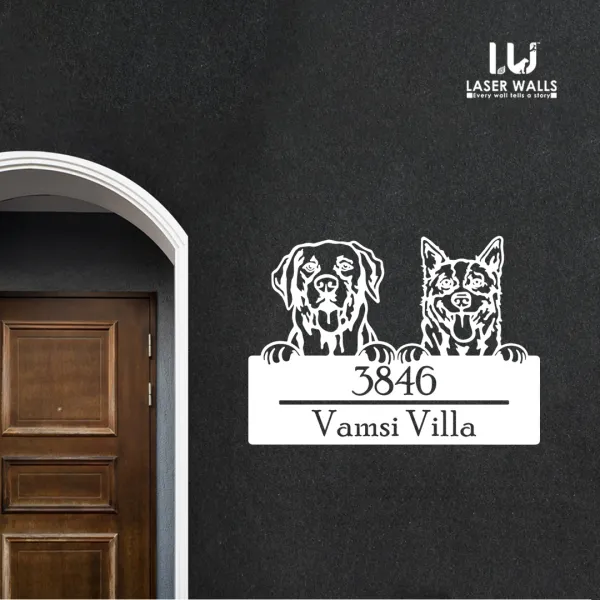 German_Shepherd_Dog_Farm_House_House_Name_Plate_Customised_Plate_Steel_Name_Plate_Lasercut_Name_Plate_Metal_Name_Plate_Office_Name_Plate