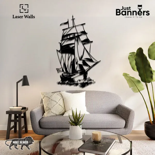 Ship_Metal_Wall_Art_Boat_Metal_Wall_Art_Laserwall
