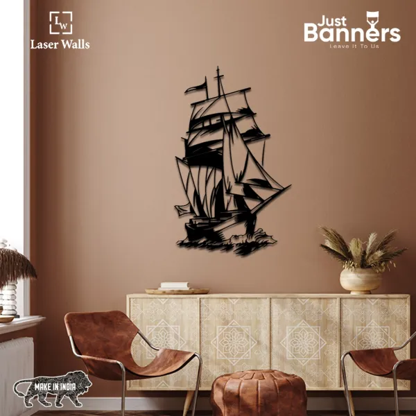 Ship_Metal_Wall_Art_Boat_Metal_Wall_Art_Laserwall