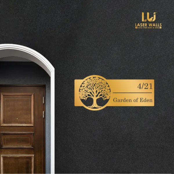 Tree_Farm_House_House_Name_Plate_Number_Plate_Wooden_Name_Plate_Customised_Number_Plate_Steel_Name_Plate_Lasercut_Name_Plate