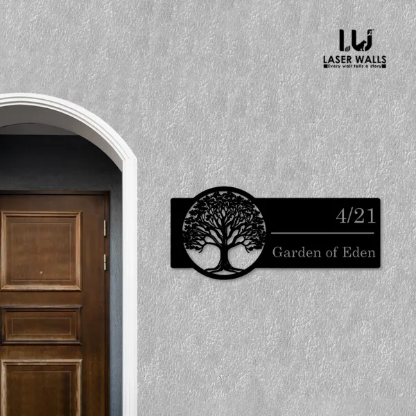 Tree_Farm_House_House_Name_Plate_Number_Plate_Wooden_Name_Plate_Customised_Number_Plate_Steel_Name_Plate_Lasercut_Name_Plate