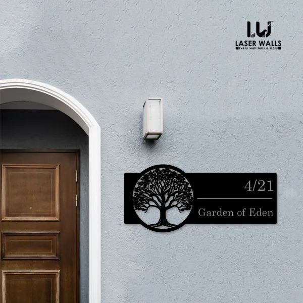 Tree_Farm_House_House_Name_Plate_Number_Plate_Wooden_Name_Plate_Customised_Number_Plate_Steel_Name_Plate_Lasercut_Name_Plate