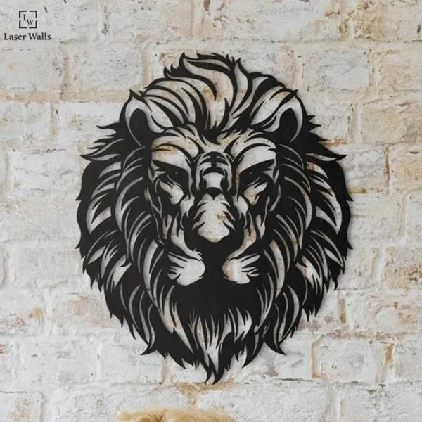Lion_Face_Metal_Art_From_Laserwall_Lion_Wall_Art_Wall_Hangings_Brave_Man_Cub_Metal_Wall_Sign_Office_Wall_Art_Housewarming_Gift_Animal_Leo
