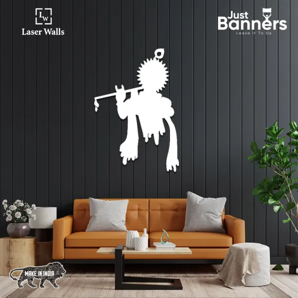Lord_Krishna_Metal_Wall_Art_Flute_Metal_Wall_Art_Laserwall