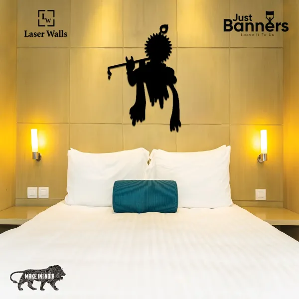 Lord_Krishna_Metal_Wall_Art_Flute_Metal_Wall_Art_Laserwall