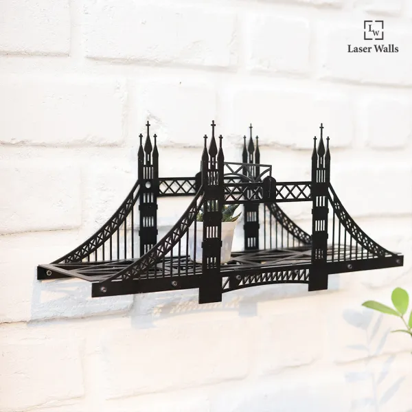 London_Metal_Bridge_Shelf_Tower_Bridge_Metal_Wall_Decor_Metal_Art_Home_Gifts_Metal_Bridge_Shelf_Home_Decor_Wall_Art_Gifts_For_Him_Wall_Sign