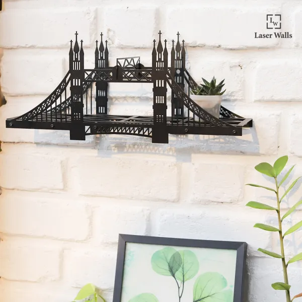 London_Metal_Bridge_Shelf_Tower_Bridge_Metal_Wall_Decor_Metal_Art_Home_Gifts_Metal_Bridge_Shelf_Home_Decor_Wall_Art_Gifts_For_Him_Wall_Sign