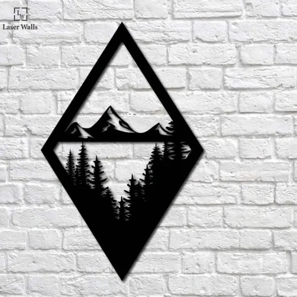 Landscape_Iv_From_Laserwall_Mountain_Art_Home_Decor_Living_Room_Decor_Corporate_Wall_Office_Decor_Gift_Laserart_Forest_Art