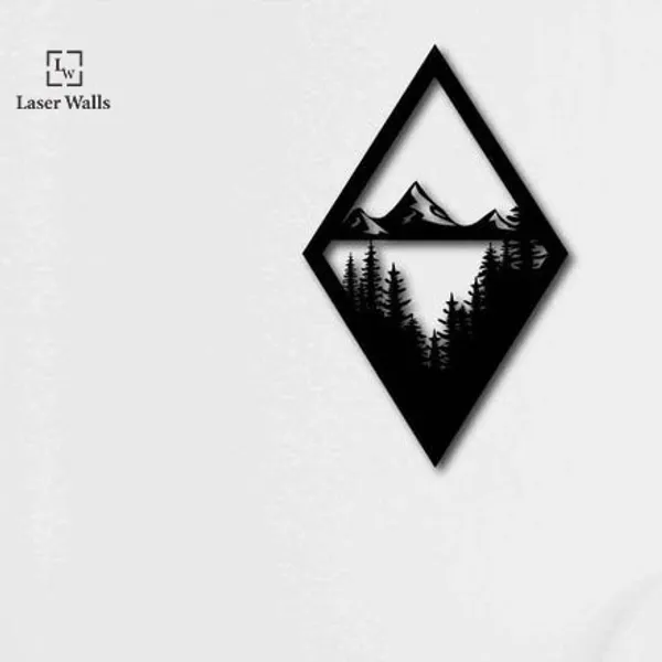 Landscape_Iv_From_Laserwall_Mountain_Art_Home_Decor_Living_Room_Decor_Corporate_Wall_Office_Decor_Gift_Laserart_Forest_Art