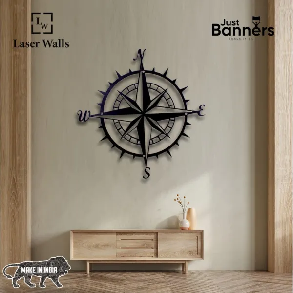 Compass_Metal_Art_From_Laserwall_North_Star_Compass_Rose_Shape_Beautiful_Metal_North_Star_Compass_Custom_Metal_Star_Compass_Unique_Gift_Idea