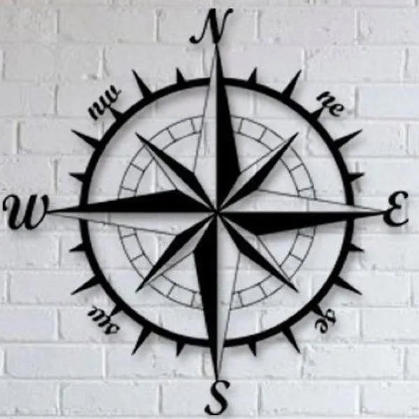 Compass_Metal_Art_From_Laserwall_North_Star_Compass_Rose_Shape_Beautiful_Metal_North_Star_Compass_Custom_Metal_Star_Compass_Unique_Gift_Idea