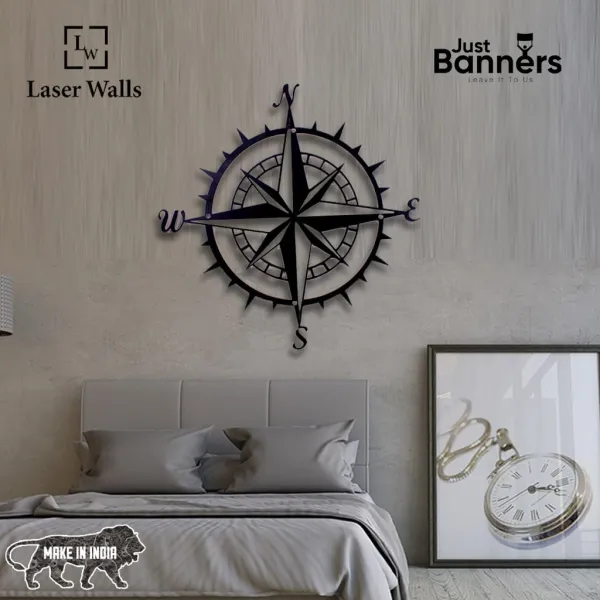 Compass_Metal_Art_From_Laserwall_North_Star_Compass_Rose_Shape_Beautiful_Metal_North_Star_Compass_Custom_Metal_Star_Compass_Unique_Gift_Idea